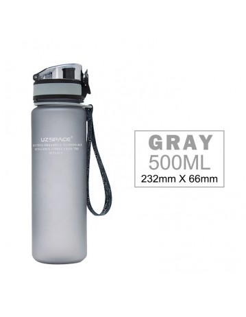 UZSPACE Botella Tritan 500ml Grey