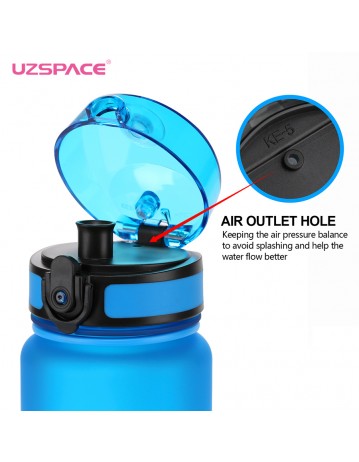 UZSPACE Botella Tritan 650ml BLUE
