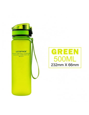 UZSPACE Botella Tritan 500ml GREEN