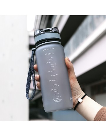 UZSPACE Botella Tritan 650ml GREY