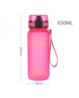 UZSPACE Botella Tritan 650ml PINK