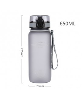 UZSPACE Botella Tritan 650ml GREY