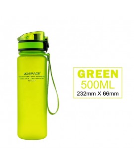 UZSPACE Botella Tritan 500ml GREEN