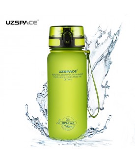 UZSPACE Botella Tritan 650ml GREEN