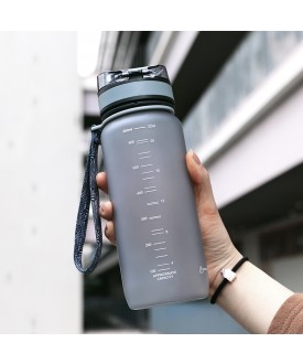 UZSPACE Botella Tritan 650ml GREY